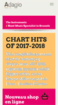 Mobile Screenshot of adagiomusic.be